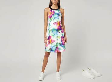 kolorowe body: Sukienka damska, rozmiar S — 5