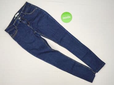 kurtka pikowana z futerkiem: Spodnie jeansowe, Inextenso, 14 lat, 164, stan - Idealny — 2