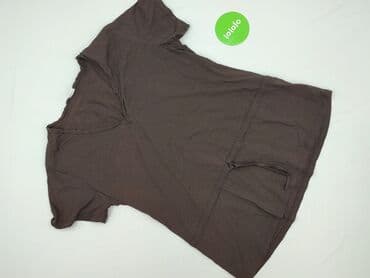 czarne t shirty damskie w serek: T-shirt damski, rozmiar L — 2