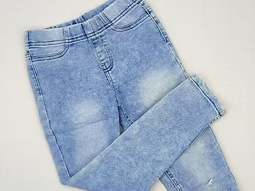 rybaczki jeans: Spodnie jeansowe, Little kids, 8 lat, 128, stan - Bardzo dobry — 1