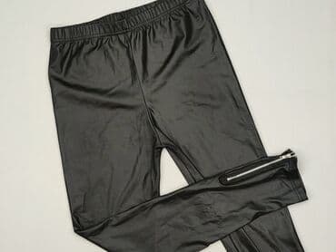 legginsy woskowane matowe: Legginsy Ze skóry ekologicznej damskie, rozmiar S — 1