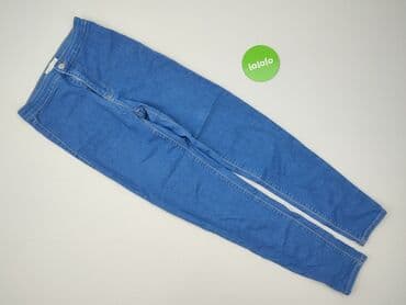 dżinsy z wysokim stanem duże rozmiary: Skiny, Jeansy damskie, M — 2