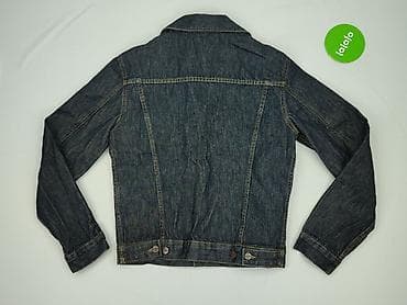 basic apparel kurtki: Męska kurtka jeansowa, rozmiar S. - Klasyczny krój trucker z — 3