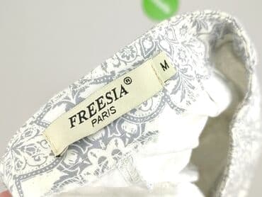 spodnie cyfrowa flora: Freesia, Spodnie materiałowe damskie, rozmiar M — 4