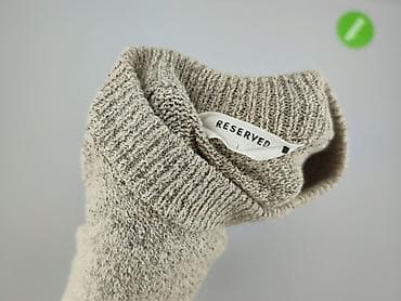 beżowy sweter: Reserved, Sweter damski, rozmiar L — 4