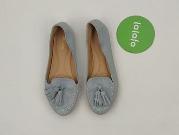 kapcie z kaczym pierzem: Półbuty damskie, rozmiar 37 — 2