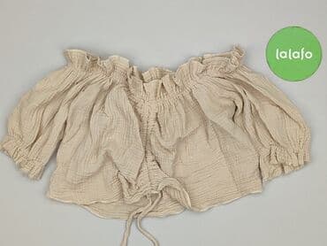 krotka bluzki z bufiastymi rękawami: Bluzka damska, rozmiar S — 3