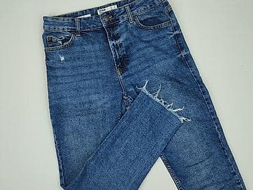 jeansy bape: Bershka, Jeansy damskie, rozmiar M — 1