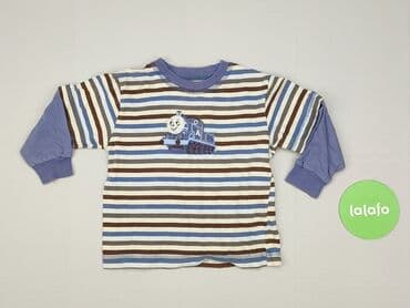 koszule czerwone: Sweatshirt, 1-3 months, condition - Very good — 2