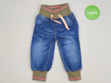 rajstopy na chrzest: Spodnie jeansowe, Name it, 9-12 miesięcy, stan - Bardzo dobry — 2