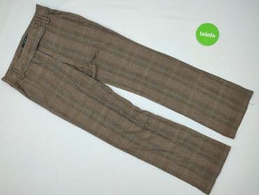 Women: Zara, Material trousers for women, M — 2