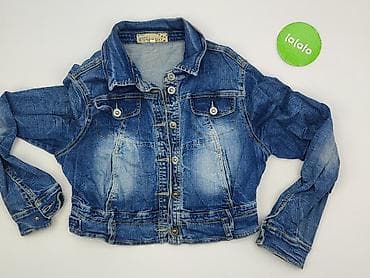 denim kurtka: Dziecięca kurtka jeansowa, 7 lat, 116-122 cm, stan - Bardzo dobry — 3