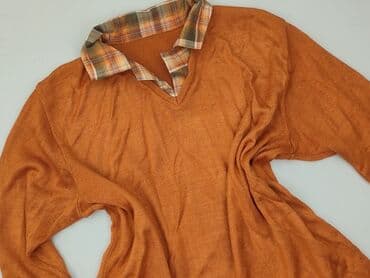 sweter patchwork: Women`s sweater, size L — 1