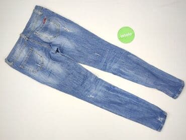 legginsy woskowane wysoki stan: ONLY, Jeansy damskie, rozmiar M — 3