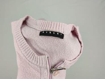 różowy sweter z gruszką: Sisley, Kardigan damski, S — 4