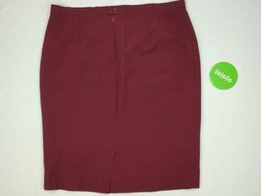 czerwone ołówkowe spódnice midi: Spódnica damska, rozmiar 4XL — 4