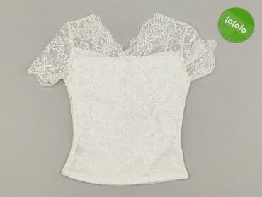 modne bluzki z bufiastymi rękawami: Shein, Bluzka damska, XS — 3