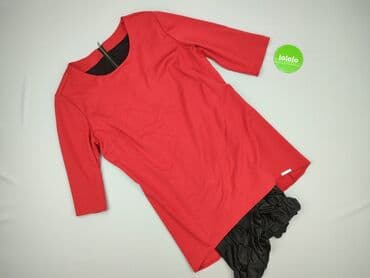 czerwone sukienki plus size: Sukienka damska, rozmiar L — 2