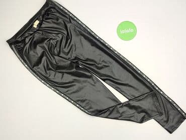 rajstopy czarne z wzorem: Legginsy Eleganckie damskie, rozmiar XL — 3