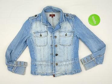 house bomberka: Kurtka jeansowa damska, rozmiar M — 2
