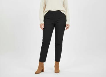 długie spodnie damskie dla wysokich: Spodnie materiałowe damskie, rozmiar XL — 7