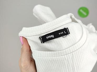 biale klapki lasocki: Sinsay, Bluzka damska, rozmiar L — 4