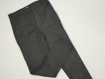 czarne cargo pull and bear: Atmosphere, Spodnie materiałowe damskie, rozmiar XS — 1