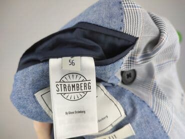 marynarka męska l: Męska marynarka dwurzędowa STRÖMBERG, rozmiar 56 - Wzór: klasyczna — 5