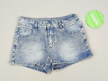 slim jeans: Jeanswear, Szorty damskie, rozmiar L — 2