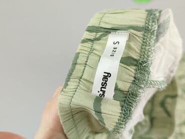 krótkie spodenki z szerokimi nogawkami: Spodnie materiałowe damskie, rozmiar S — 4