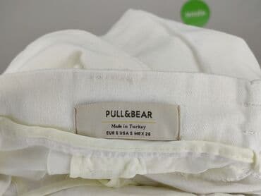 joggery damskie z łańcuszkiem: PULL&BEAR, Material trousers for women, size S — 5