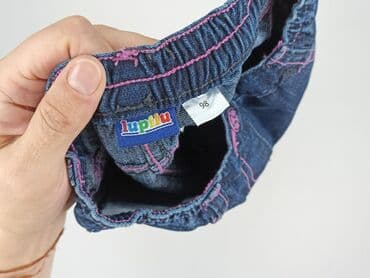 szerokie spodnie lidl: Spodnie jeansowe, Lupilu, 2-3 lat, 98, stan - Idealny — 4