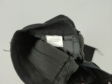 czarne jeansy z dziurami: SZACHOWNICA, Jeansy damskie, rozmiar S — 5