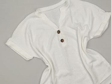 eleganckie białe bluzki plus size: Bluzka damska, XL — 1