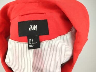 czerwona marynarka damska h m: H&M, Marynarka damska, rozmiar S — 4