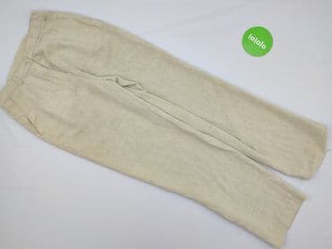 jasne buty: Lino, Spodnie materiałowe damskie, rozmiar M — 2