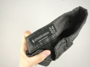 sukienka od stradivarius: Stradivarius, Leggings Eco-leather for women, size XS (EU 34) — 4