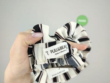 spodnie w paski pull and bear: PULL&BEAR, Material trousers for women, size S — 6