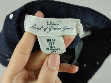 krótkie spodenki z kokardą: H&M L.O.G.G., Szorty damskie, rozmiar S — 4