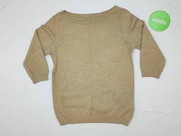 beżowy sweter: Sweter damski, rozmiar L — 2