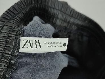 leather: Zara, Spodnie dresowe damskie, rozmiar S — 5