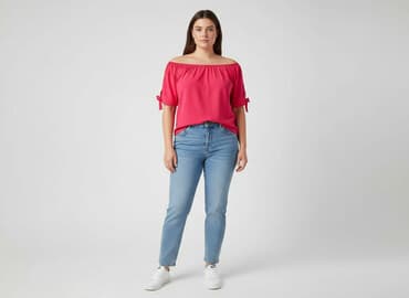 bluzki nietoperz plus size: Bluzka damska, rozmiar 3XL — 7