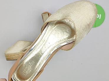 złote buty deichmann: Sandały damskie, rozmiar 37 — 7