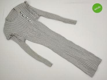primark szary sweter: Sukienka damska, rozmiar S — 2