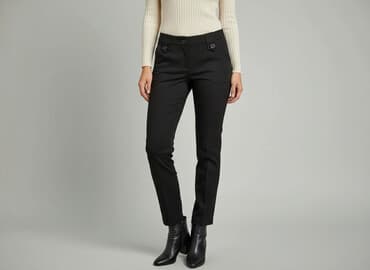 spodnie i marynarka damska na komunie: Spodnie materiałowe damskie, M — 6