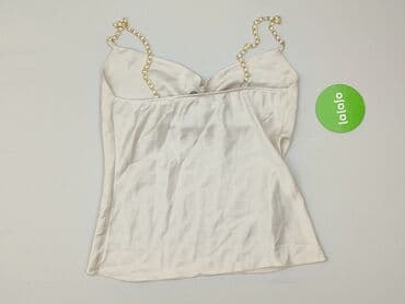 top z łańcuszkiem bershka: Boohoo, Top damski, rozmiar L — 3