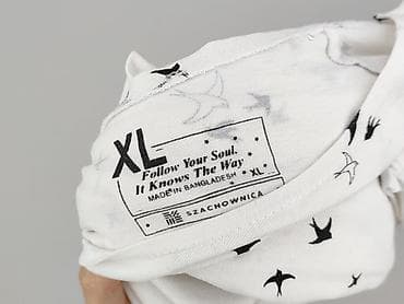 koszula w jaskółki: SZACHOWNICA, T-shirt damski, rozmiar XL — 4
