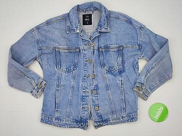 sinsay biale dresy: Kurtka jeansowa damska, rozmiar XS — 2