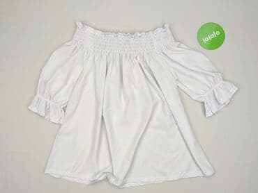 białe gladka bluzki: Moda Italia, Bluzka damska, rozmiar S — 3