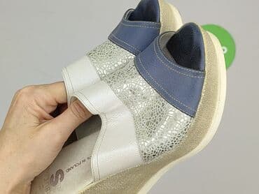 sukienka i sandały na koturnie: Klapki damskie, rozmiar 37 — 6